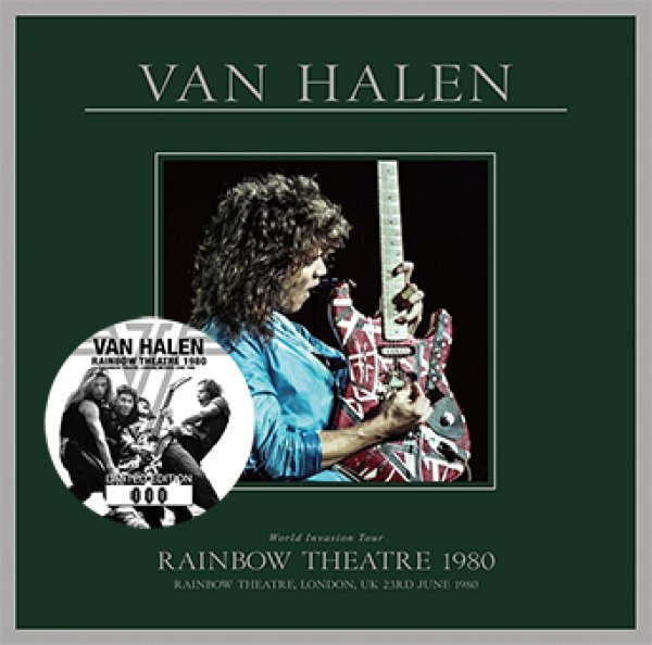 画像1: VAN HALEN - RAINBOW THEATRE 1980(1CD) (1)