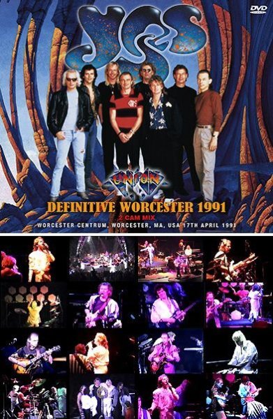 画像1: YES - DEFINITIVE WORCESTER 1991: 2 CAM MIX(3DVDR) (1)