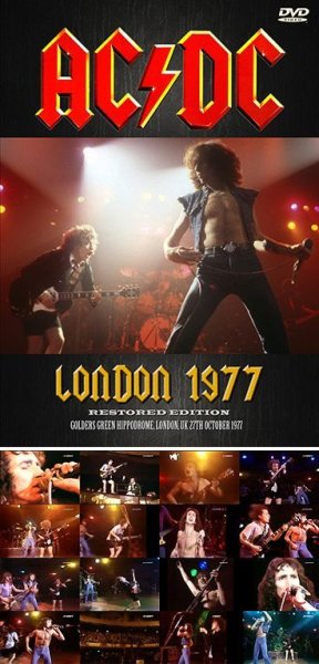 画像1: AC/DC - LONDON 1977 RESTORED EDITION(DVDR) (1)