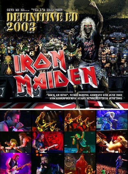 画像1: 【取り寄せ】IRON MAIDEN - DEFINITIVE ED 2003(DVD+2CD) (1)