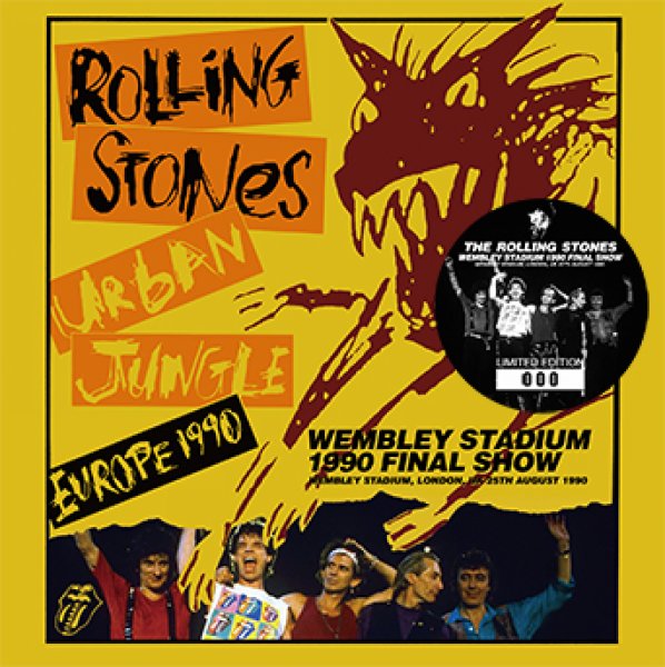 画像1: THE ROLLING STONES - WEMBLEY STADIUM 1990 FINAL SHOW(2CD) (1)