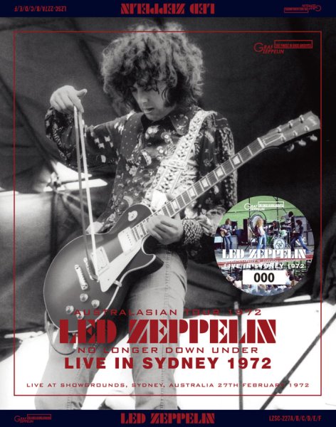 画像1: LED ZEPPELIN - NO LONGER DOWN UNDER： LIVE IN SYDNEY 1972(6CD) (1)