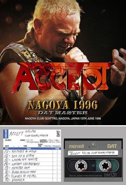 画像1: ACCEPT - NAGOYA 1996: DAT MASTER(2CDR) (1)
