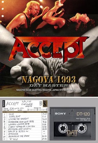 画像1: ACCEPT - NAGOYA 1993: DAT MASTER(2CDR) (1)