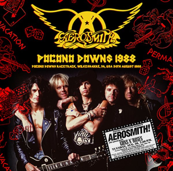 画像1: AEROSMITH - POCONO DOWNS 1988(2CDR) (1)