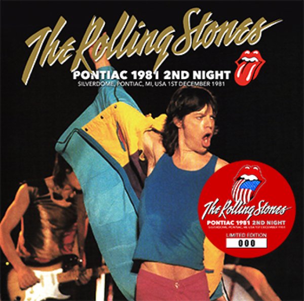 画像1: THE ROLLING STONES - PONTIAC 1981 2ND NIGHT(2CD) (1)