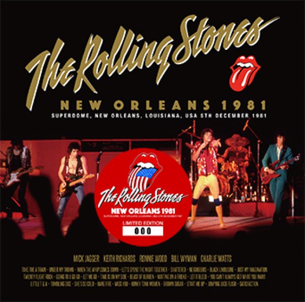 画像1: THE ROLLING STONES - NEW ORLEANS 1981(2CD) (1)