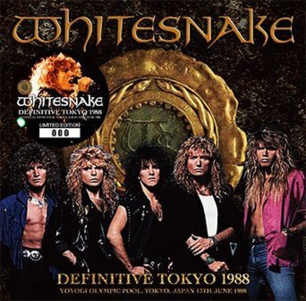 TOKYO　1988(2CD)　WHITESNAKE　DEFINITIVE　navy-blue