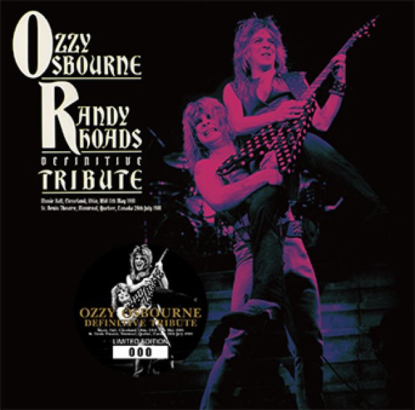 OZZY OSBOURNE - DEFINITIVE TRIBUTE(2CD)*2nd Press plus Bonus DVDR* Numbered  Stickered Edition Only