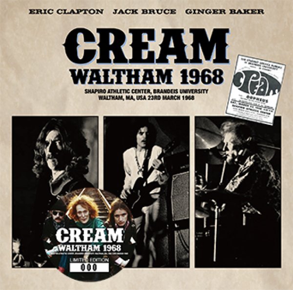 画像1: CREAM - WALTHAM 1968(2CD) (1)