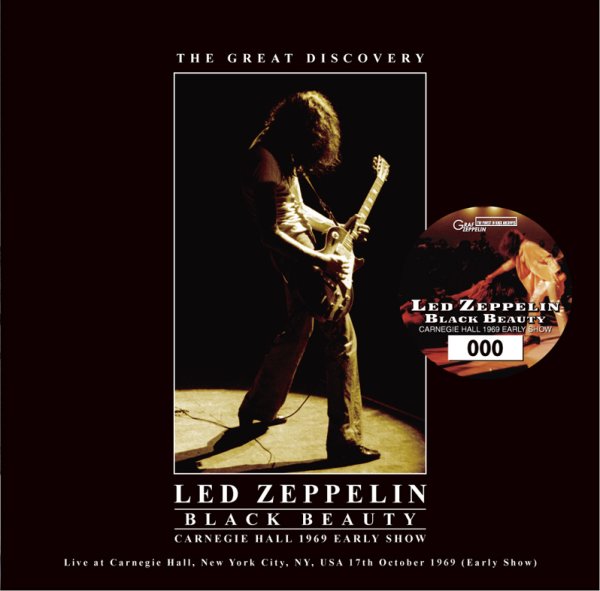 画像1: LED ZEPPELIN - BLACK BEAUTY: CARNEGIE HALL 1969 EARLY SHOW (2CD) (1)