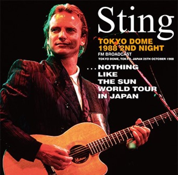 画像1: STING - TOKYO DOME 1988 2ND NIGHT: FM BROADCAST(2CD) (1)