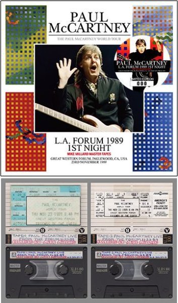 画像1: PAUL McCARTNEY - L.A. FORUM 1989 1ST NIGHT: MIKE MILLARD MASTER TAPES(2CD) (1)