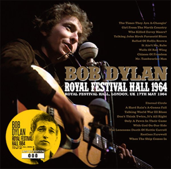 画像1: BOB DYLAN - ROYAL FESTIVAL HALL 1964(2CD) (1)