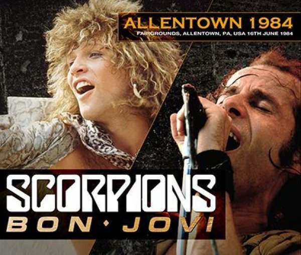 画像1: SCORPIONS / BON JOVI - ALLENTOWN 1984(3CDR) (1)