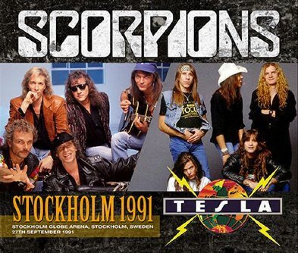 画像1: SCORPIONS / TESLA - STOCKHOLM 1991(3CDR) (1)