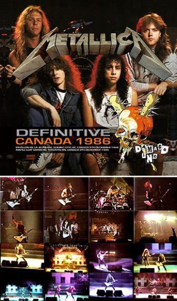 画像1: METALLICA - DEFINITIVE CANADA 1986(2DVDR) (1)