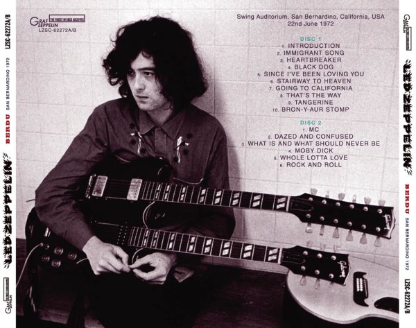 画像2: LED ZEPPELIN - BERDU: SAN BERNARDINO 1972 (2CD) (2)