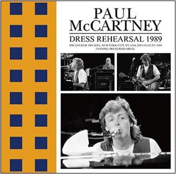 画像1: PAUL McCARTNEY - DRESS REHEARSAL 1989(2CD) (1)