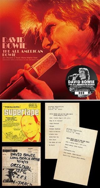 画像1: DAVID BOWIE - THE ALL AMERICAN BOWIE: JON WIZARDO 2 TRACK MONO MASTER REEL(1CD)  (1)