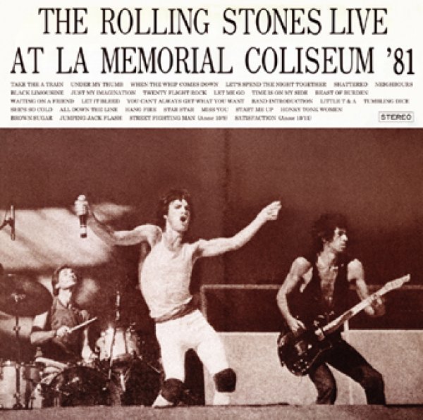 画像1: THE ROLLING STONES - LIVE AT LA MEMORIAL COLISEUM '81(2CD) (1)