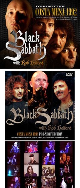 画像1: BLACK SABBATH with ROB HALFORD - DEFINITIVE COSTA MESA 1992(3CD + Ltd Bonus Bonus DVDR) (1)