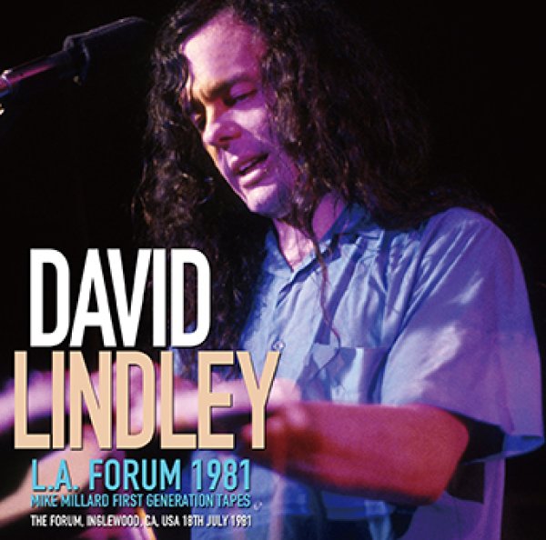 画像1: DAVID LINDLEY - L.A. FORUM 1981 MIKE MILLARD FIRST GENERATION TAPES(1CDR) (1)