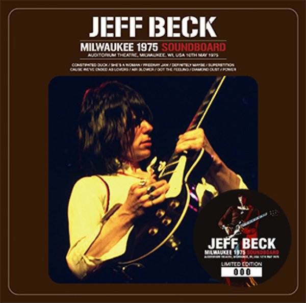 画像1: JEFF BECK - MILWAUKEE 1975 SOUNDBOARD(CD) (1)