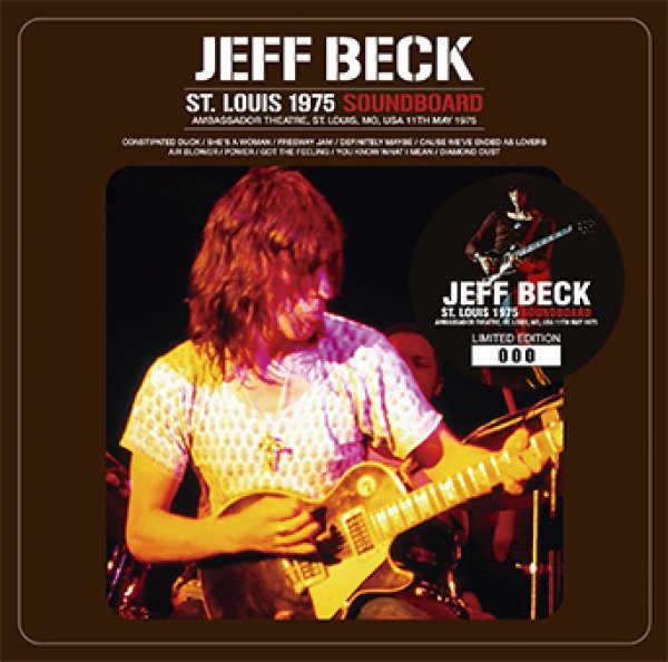 画像1: JEFF BECK - ST. LOUIS 1975 SOUNDBOARD(CD) (1)