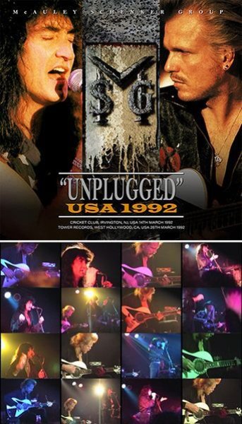 画像1: McAULEY SCHENKER GROUP - UNPLUGGED USA 1992(DVDR+CDR) (1)