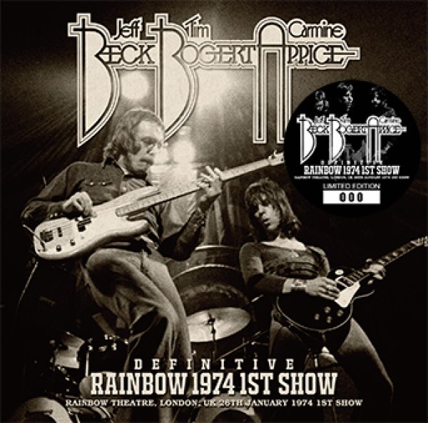 画像1: BECK, BOGERT & APPICE - DEFINITIVE RAINBOW 1974 1ST SHOW(1CD) (1)