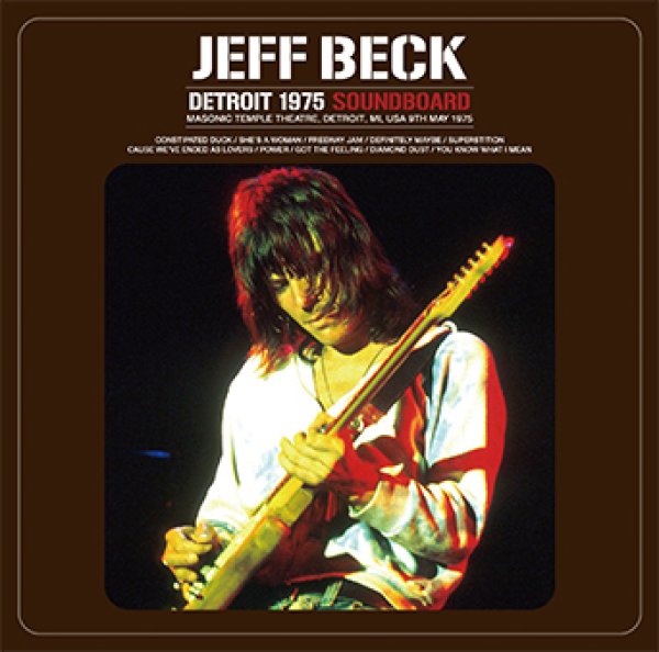 画像1: JEFF BECK - DETROIT 1975 SOUNDBOARD(1CD) (1)