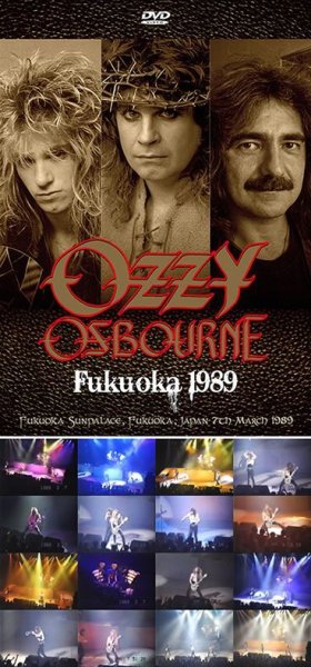画像1: OZZY OSBOURNE - FUKUOKA 1989(DVDR) (1)