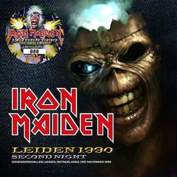 画像1: IRON MAIDEN - LEIDEN 1990 2ND NIGHT(2CD) plus Bonus DVDR* Numbered Stickered Edition Only (1)