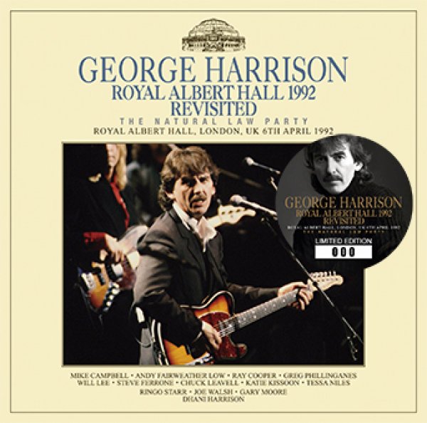 画像1: GEORGE HARRISON - ROYAL ALBERT HALL 1992 REVISITED(2CD) plus Bonus DVDR* Numbered Stickered Edition Only (1)