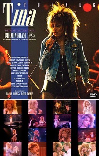 画像1: TINA TURNER - BIRMINGHAM 1985(DVDR) (1)