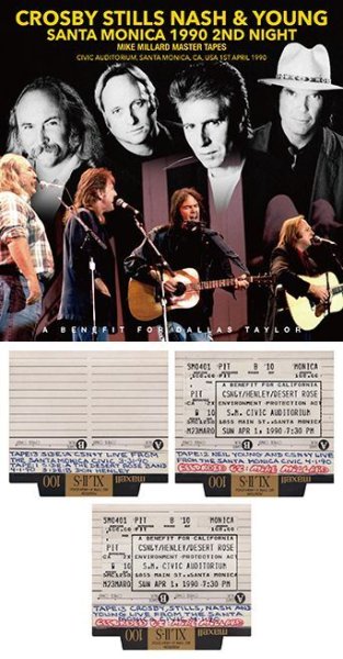 画像1: CROSBY, STILLS, NASH & YOUNG - SANTA MONICA 1990 2ND NIGHT: MIKE MILLARD MASTER TAPES (2CDR) (1)