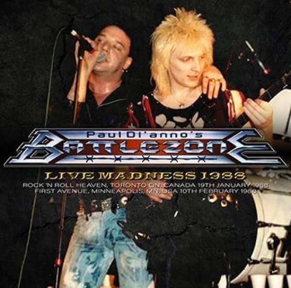 画像1: PAUL Di'ANNO'S BATTLEZONE - LIVE MADNESS 1988(2CDR) (1)