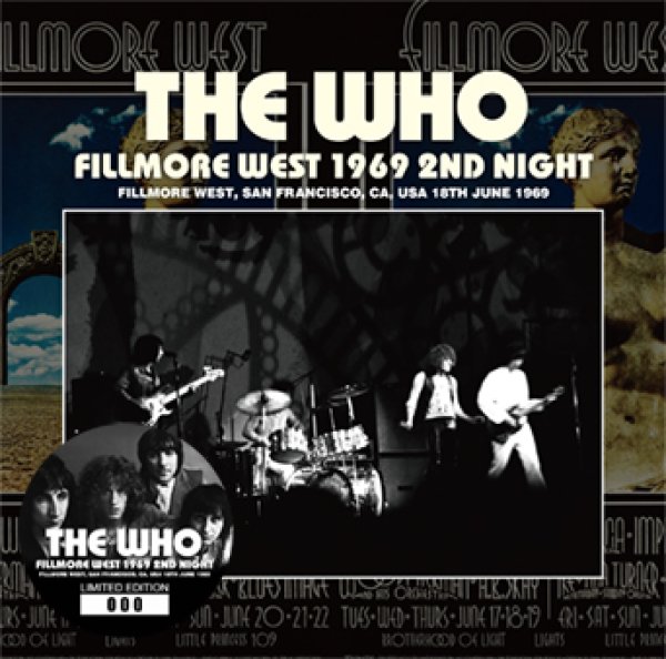 画像1: THE WHO - FILLMORE WEST 1969 2ND NIGHT(2CD) (1)