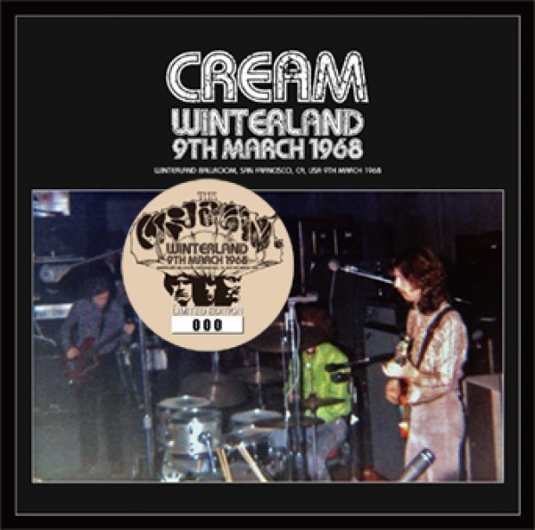 画像1: CREAM - WINTERLAND 9TH MARCH 1968(1CD) (1)