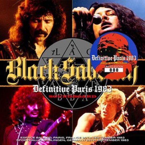 画像1: BLACK SABBATH - DEFINITIVE PARIS 1983 SOUNDBOARD(1CD) (1)