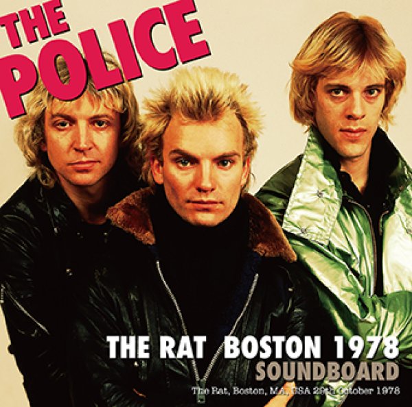 画像1: THE POLICE - THE RAT: BOSTON 1978 SOUNDBOARD(1CDR) (1)