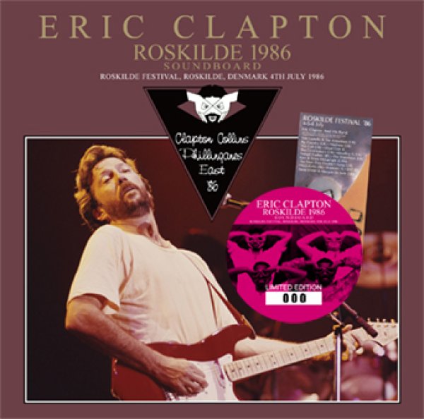 画像1: ERIC CLAPTON - ROSKILDE 1986 SOUNDBOARD(2CD) plus Bonus DVDR* Numbered Stickered Edition Only (1)