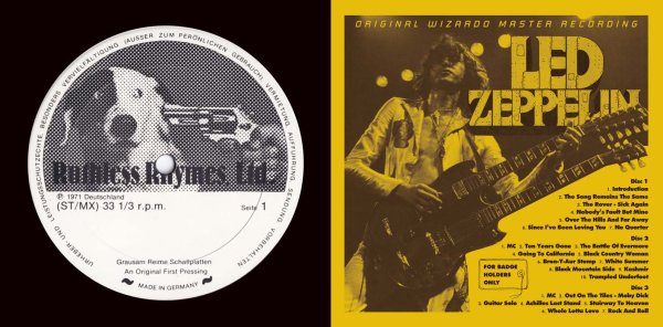 画像3: LED ZEPPELIN - FOR BADGE HOLDERS ONLY: ORIGINAL WIZARDO MASTER RECORDING(3CD) (3)