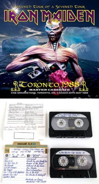 画像1: IRON MAIDEN - TORONTO 1988 MASTER CASSETTE(2CDR) (1)