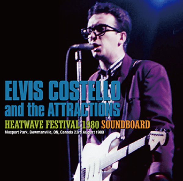 画像1: ELVIS COSTELLO & THE ATTRACTIONS - HEATWAVE FESTIVAL 1980 SOUNDBOARD(1CDR) (1)