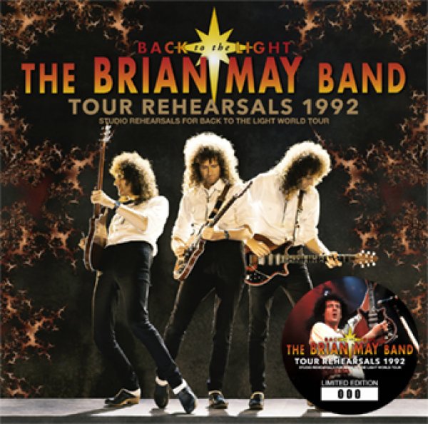 画像1: THE BRIAN MAY BAND - TOUR REHEARSALS 1992(1CD) plus Bonus DVDR* Numbered Stickered Edition Only (1)