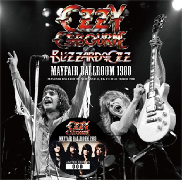 画像1: OZZY OSBOURNE - MAYFAIR BALLROOM 1980(1CD) (1)