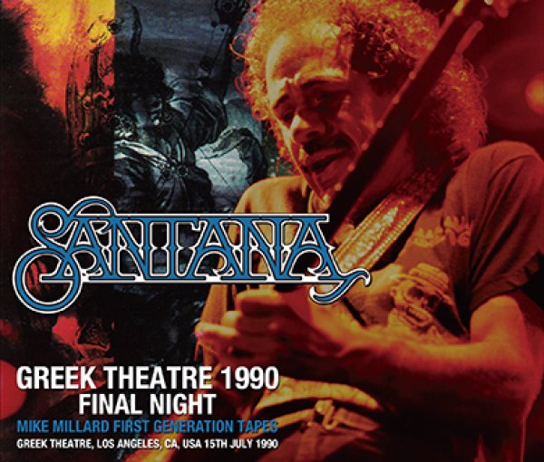 画像1: SANTANA - GREEK THEATRE 1990 FINAL NIGHT MIKE MILLARD FIRST GENERATION TAPES(3CDR) (1)