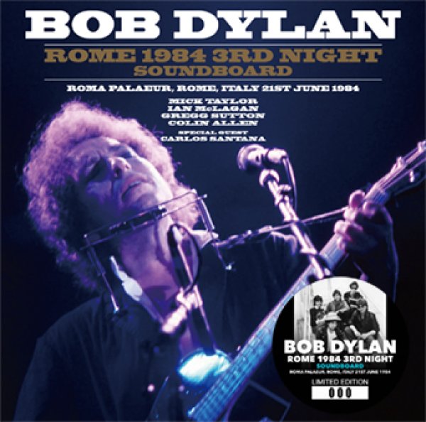 画像1: BOB DYLAN - ROME 1984 3RD NIGHT: SOUNDBOARD(2CD) (1)